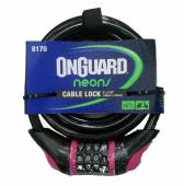 Onguard 8170 10mmx180cm Neon Şifreli Kilit